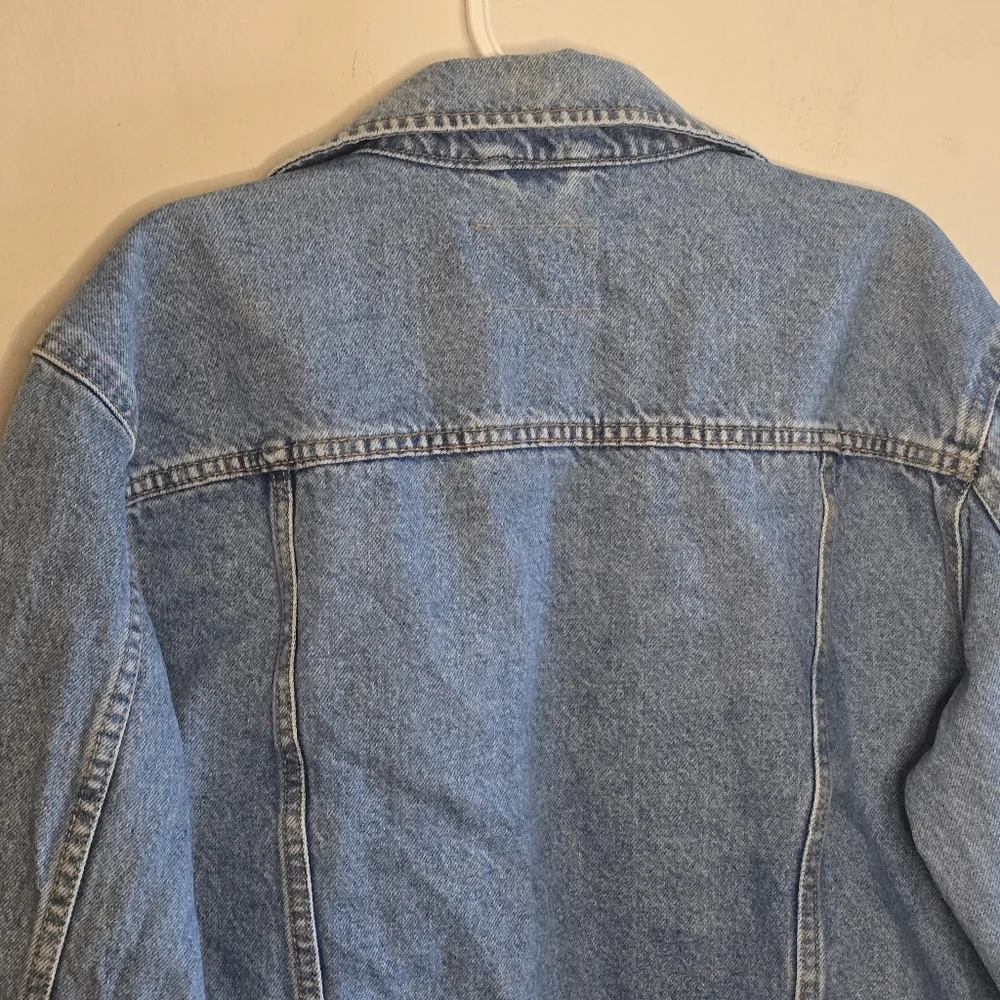 Old Navy Girls XL 14-16 Oversized Denim Jean Jacket Blue 100% Cotton Teen